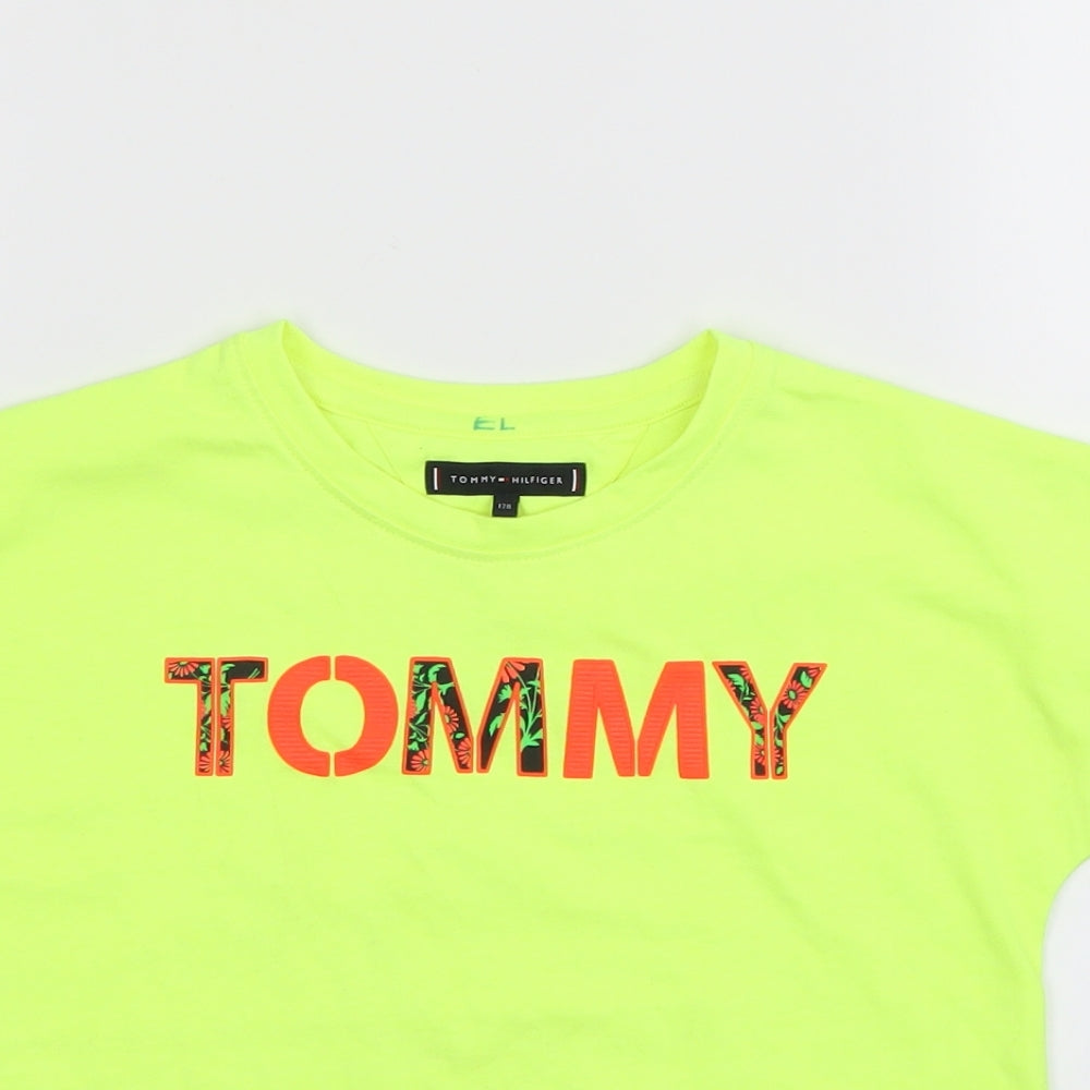 Tommy Hillfiger Boys Yellow   Basic T-Shirt Size 8 Years
