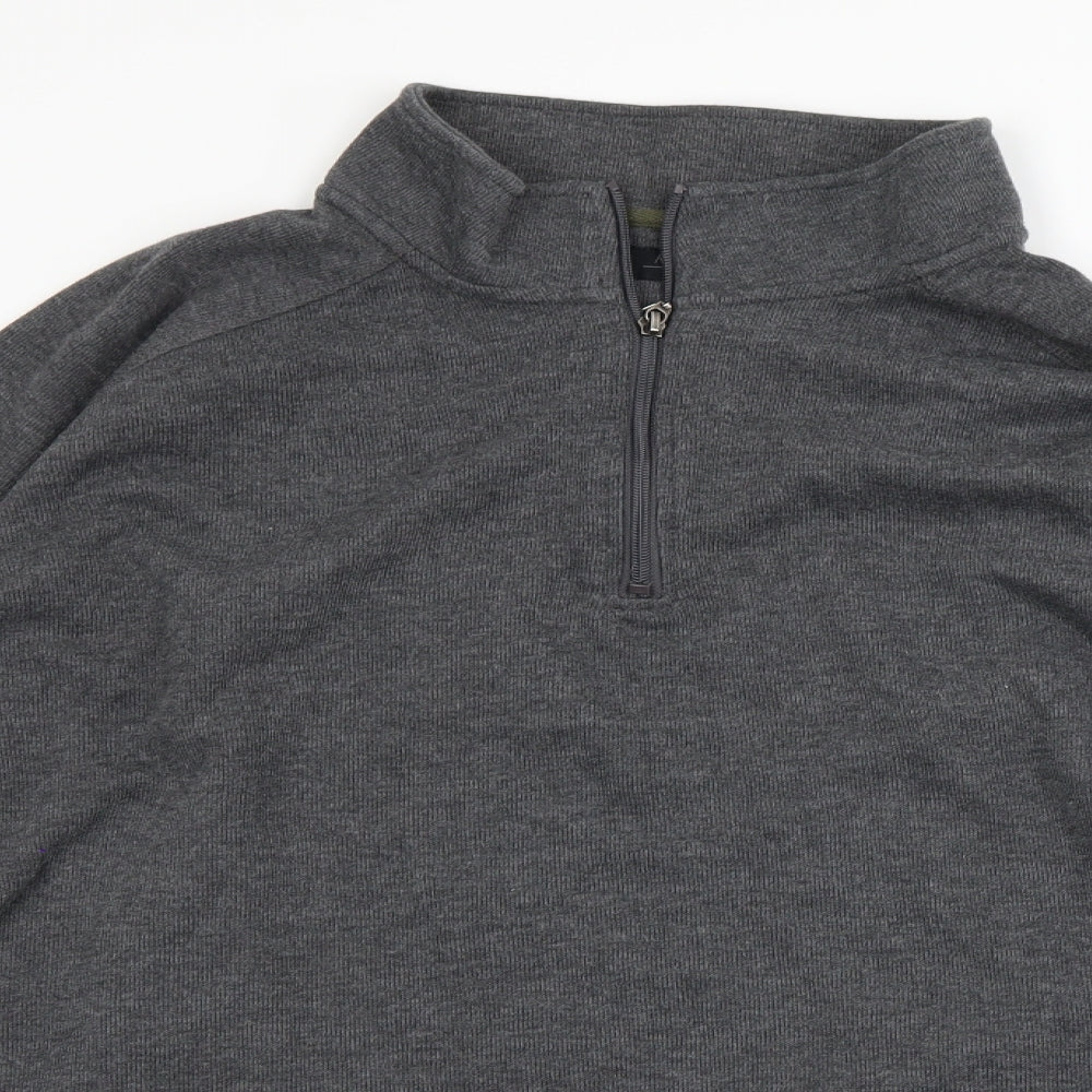 ACW85 Mens Grey   Full Zip Jumper Size 3XL