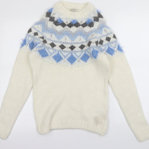 George Womens Multicoloured   Pullover Jumper Size S