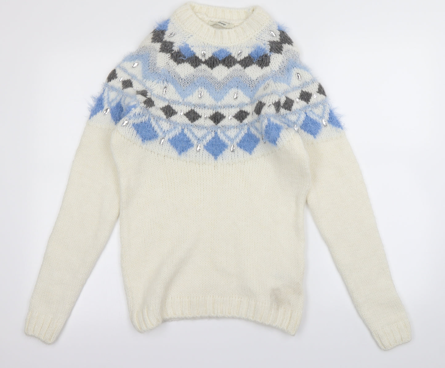 George Womens Multicoloured   Pullover Jumper Size S