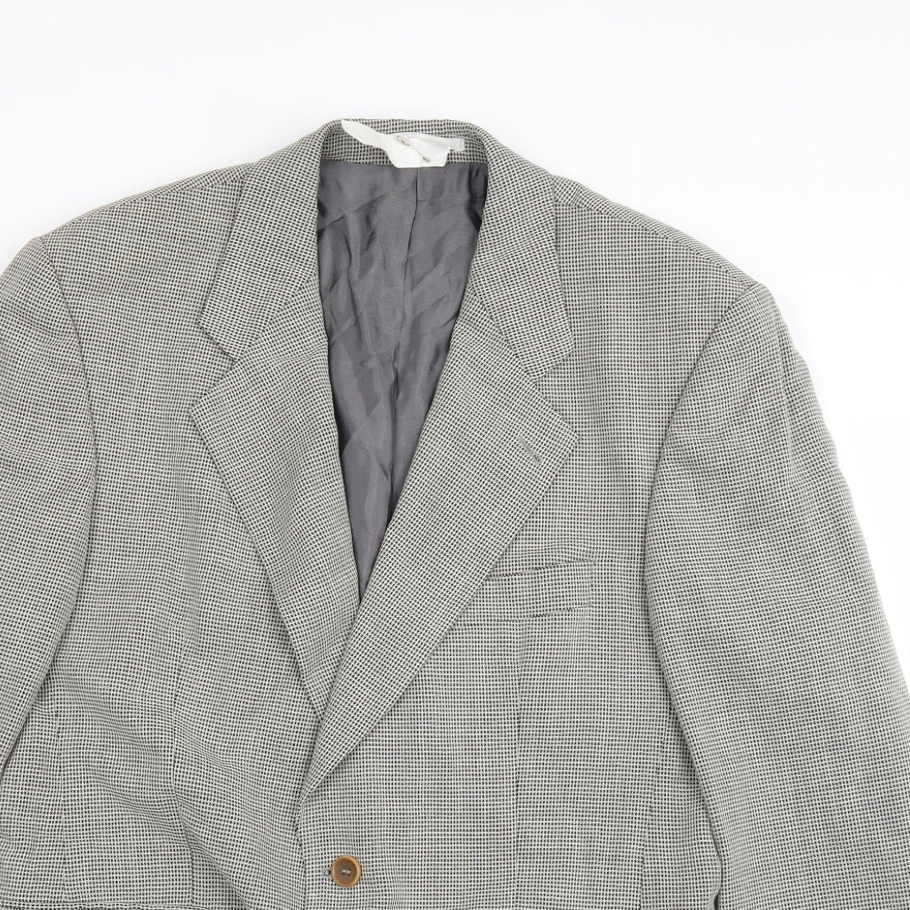 Preworn Mens White   Jacket Suit Jacket Size 40