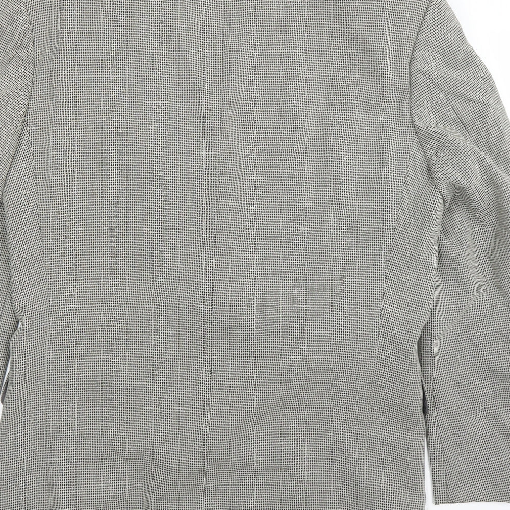 Preworn Mens White   Jacket Suit Jacket Size 40