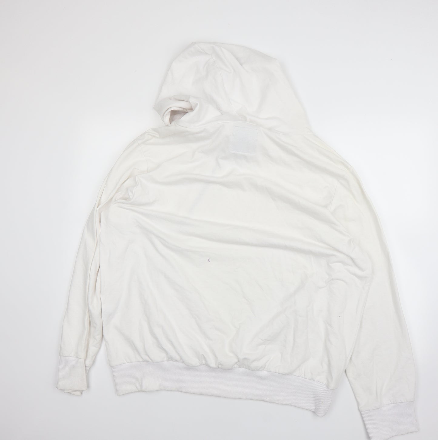 River Island Mens White   Pullover Hoodie Size 2XL