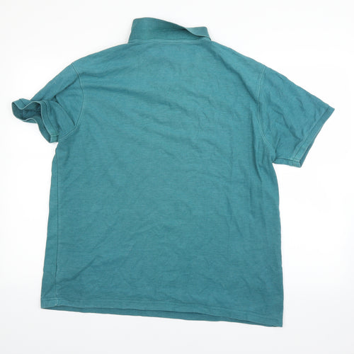 Cedar Wood State Mens Green    Polo Size XL