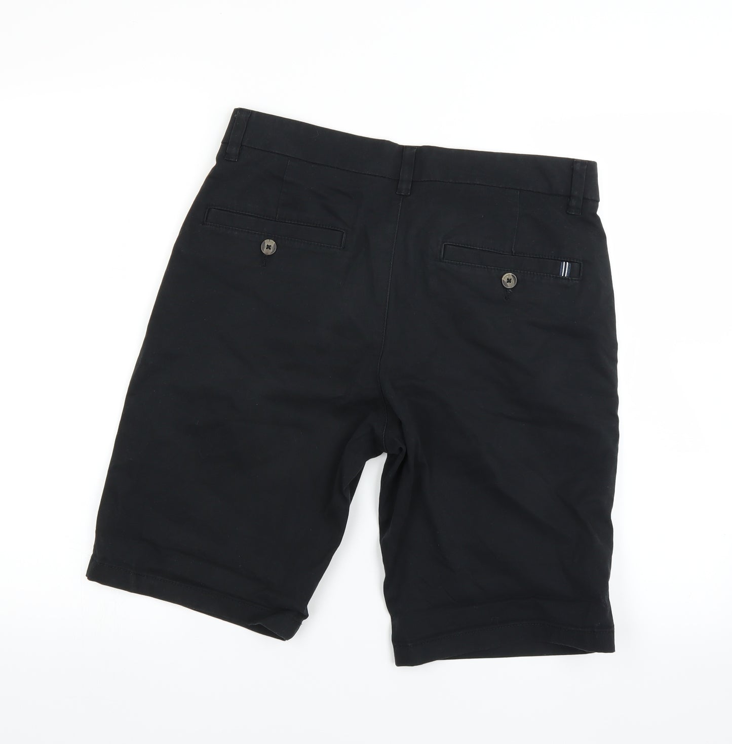 F&F Mens Black   Chino Shorts Size 32