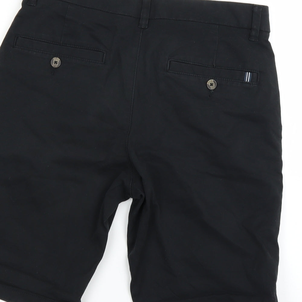 F&F Mens Black   Chino Shorts Size 32
