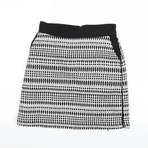 Warehouse Womens Black   A-Line Skirt Size 10
