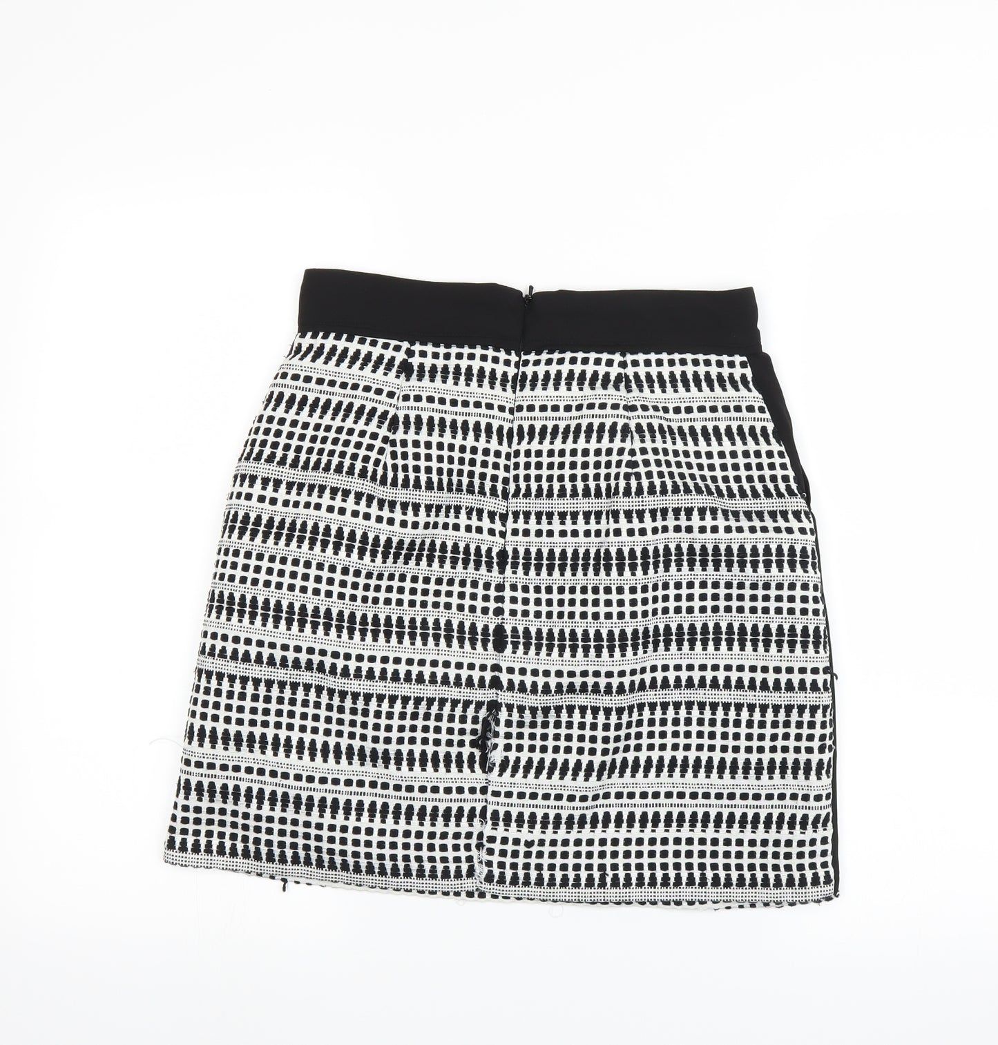 Warehouse Womens Black   A-Line Skirt Size 10