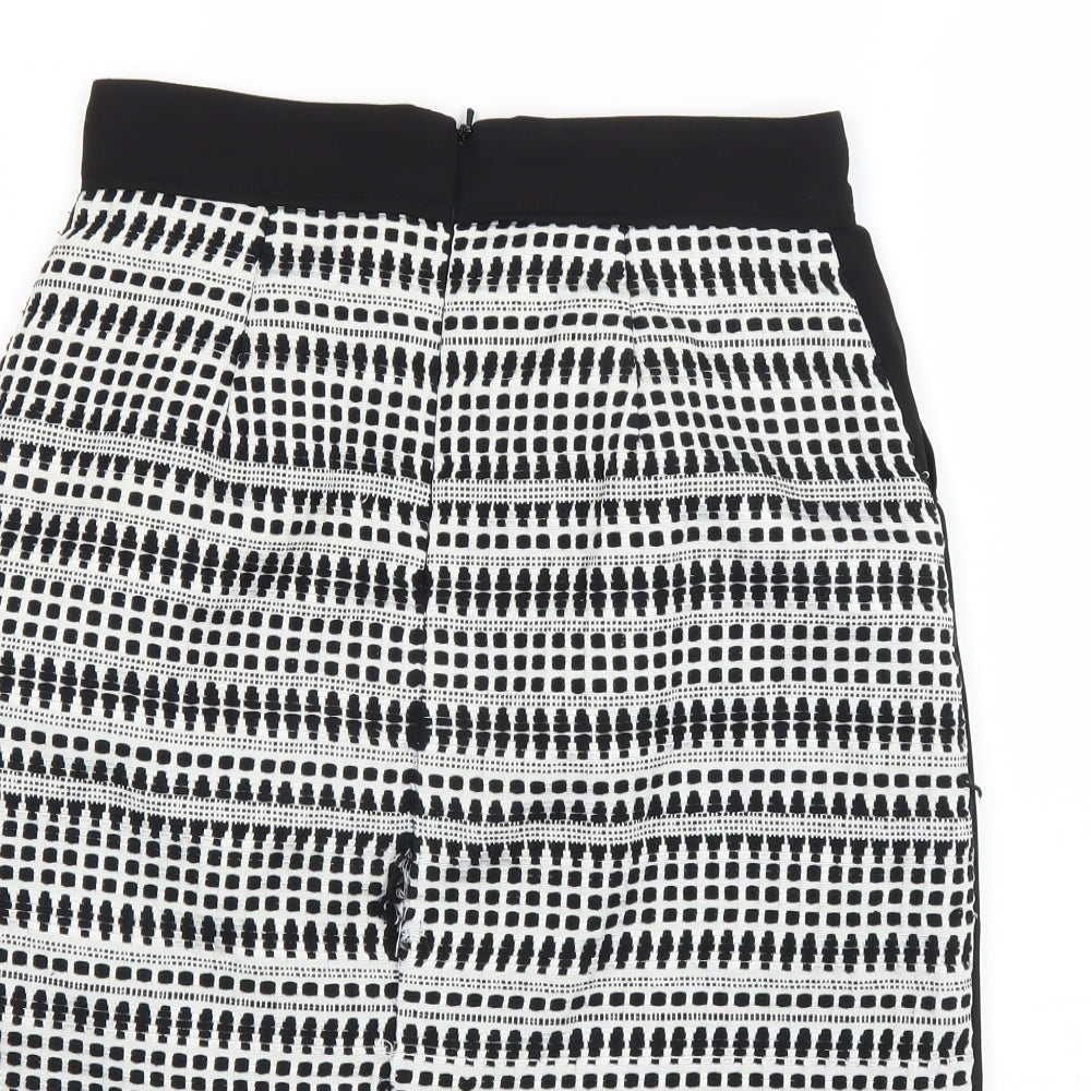 Warehouse Womens Black   A-Line Skirt Size 10