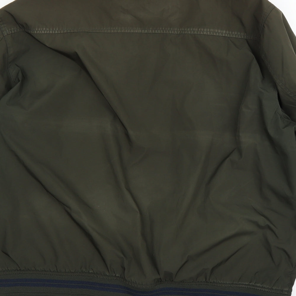 Easy Mens Green   Bomber Jacket Jacket Size 2XL