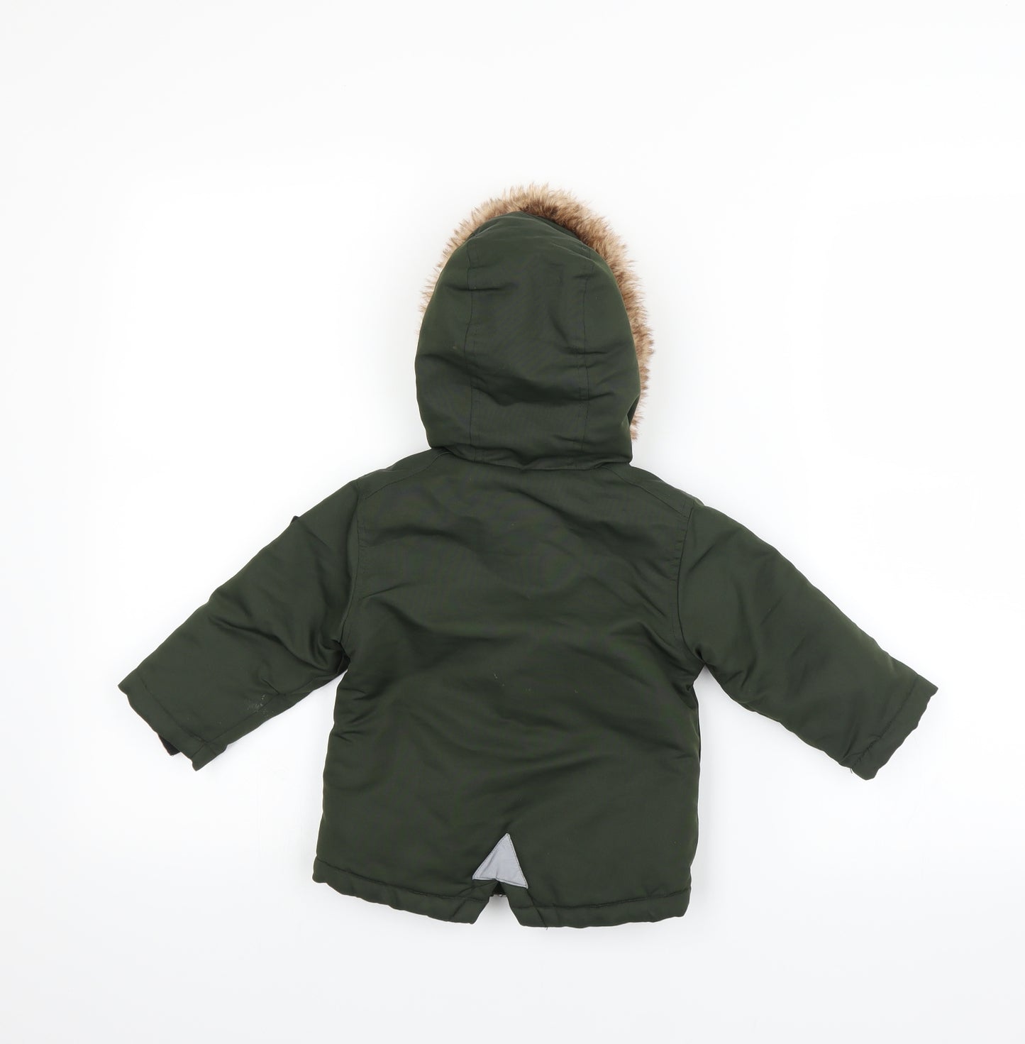 Rebel Baby Green   Parka Coat Size 9-12 Months