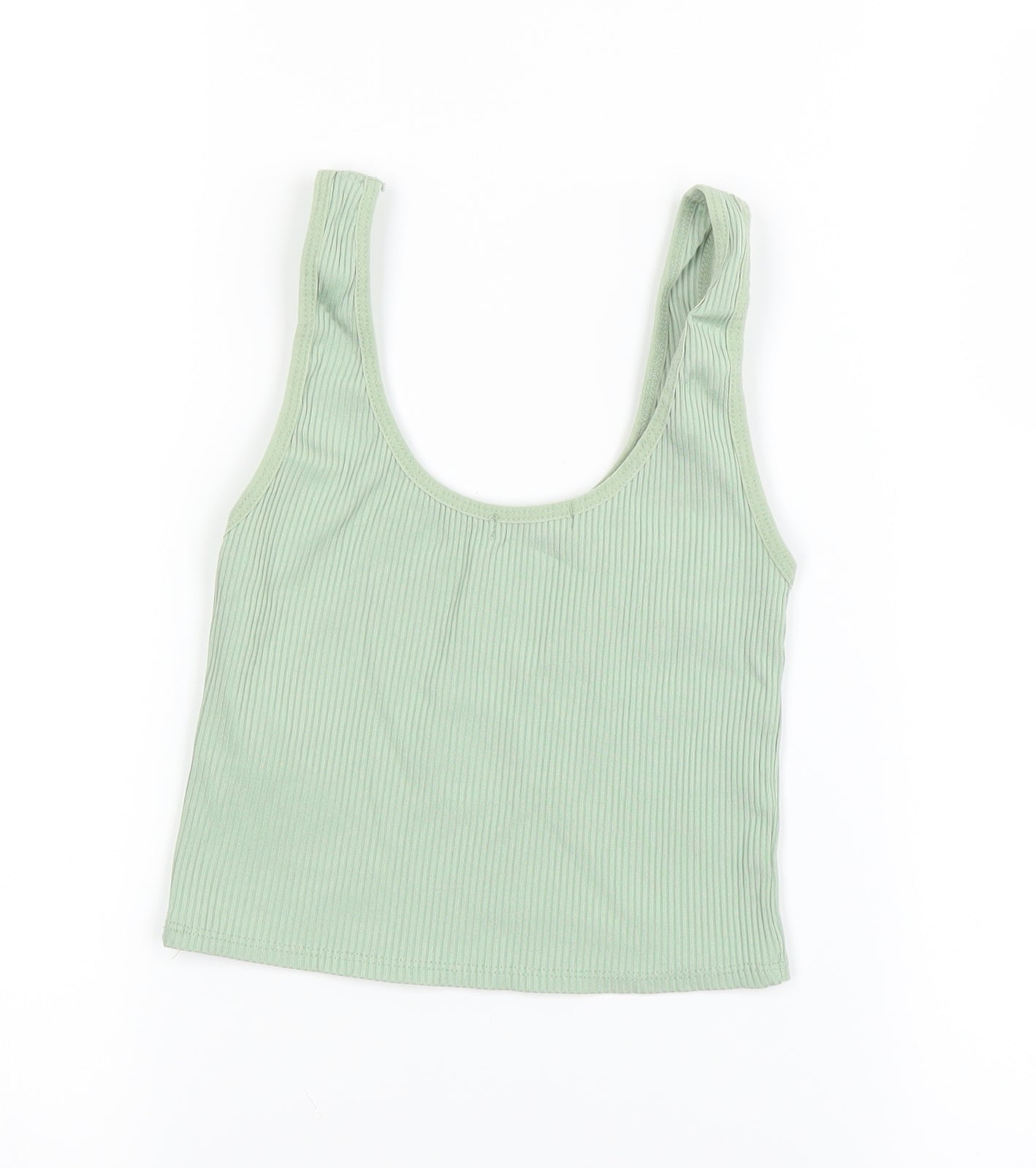 Stradivarius Womens Green   Basic T-Shirt Size S