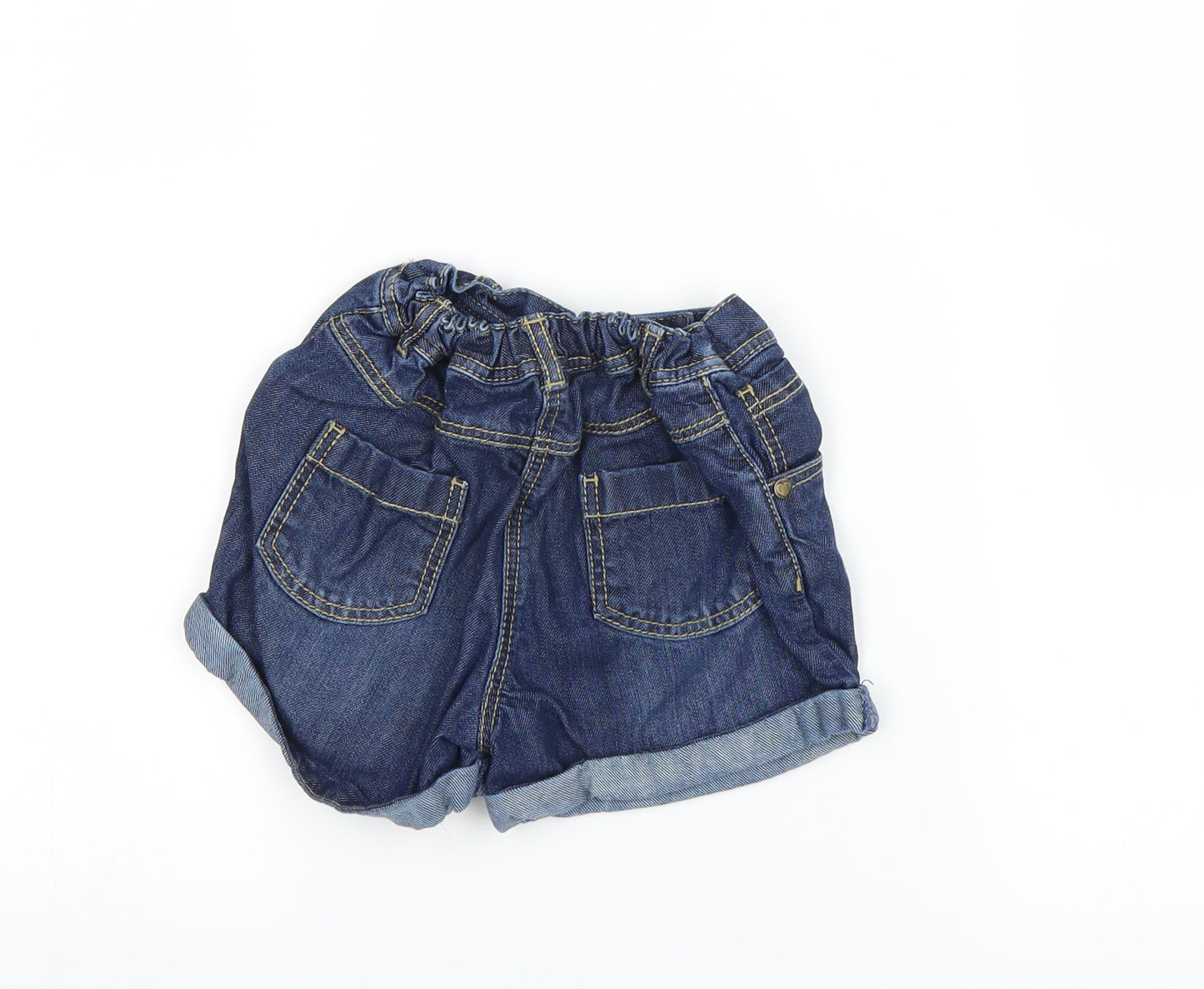 George Girls Blue   Cut-Off Shorts Size 5-6 Years