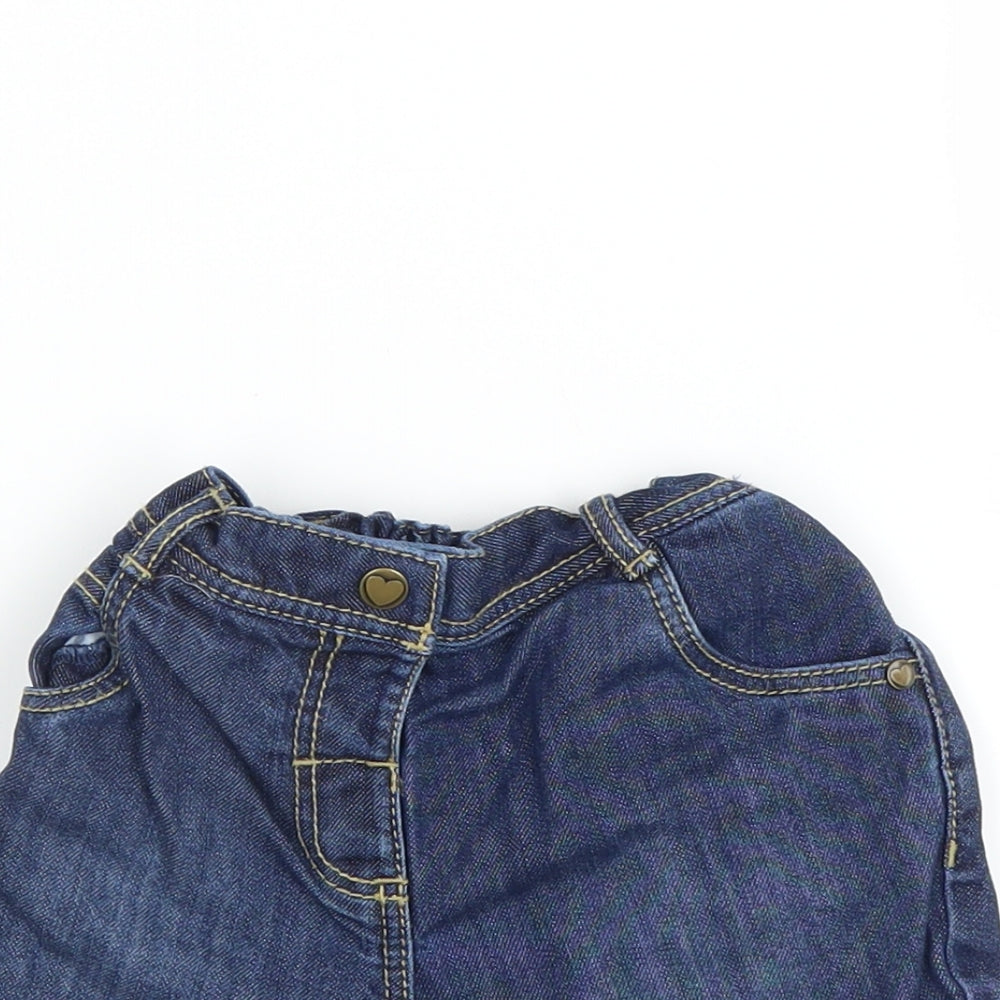George Girls Blue   Cut-Off Shorts Size 5-6 Years