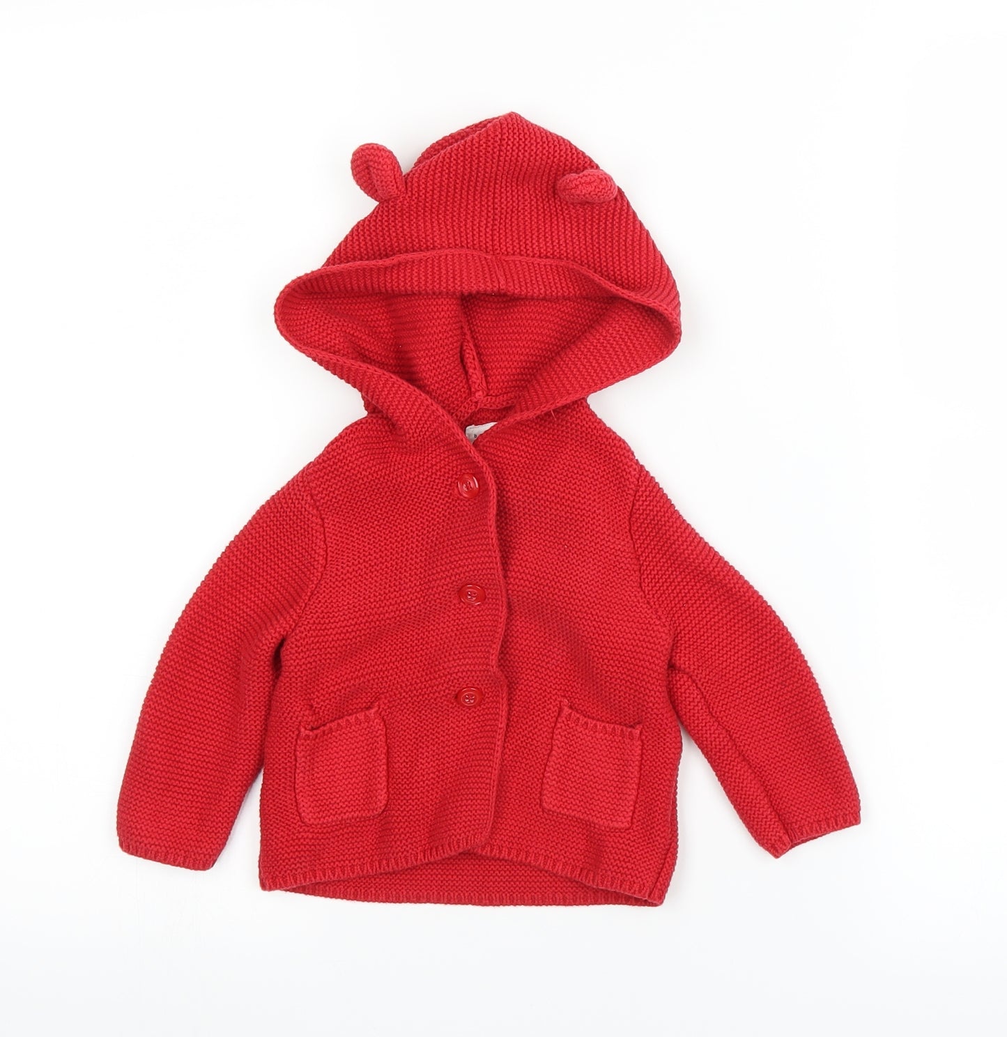 George Baby Red   Basic Coat Coat Size 12 Months