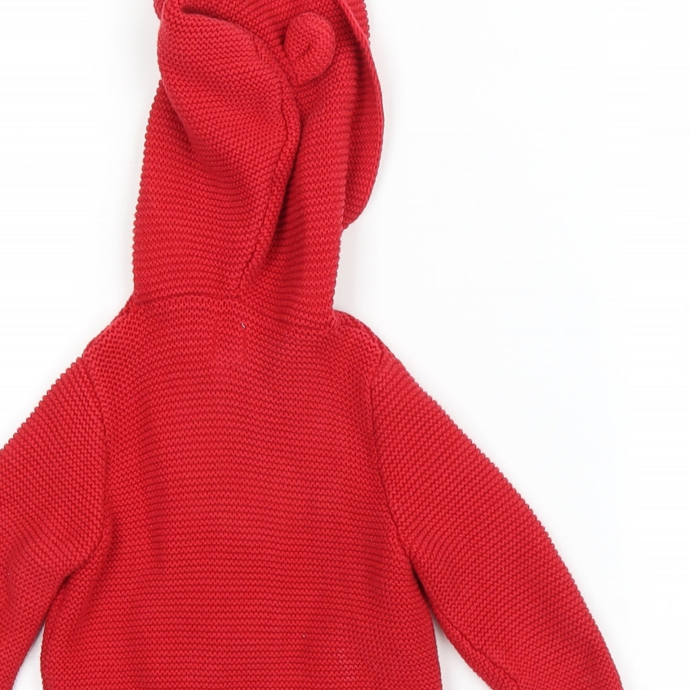 George Baby Red   Basic Coat Coat Size 12 Months