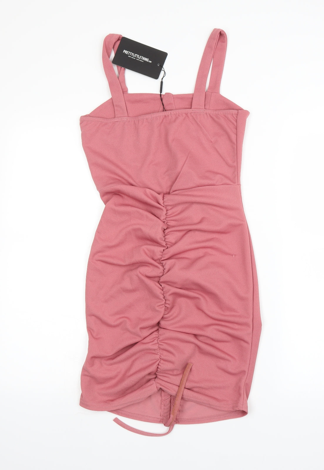 PRETTYLITTLETHING Womens Pink   Pencil Dress  Size 10