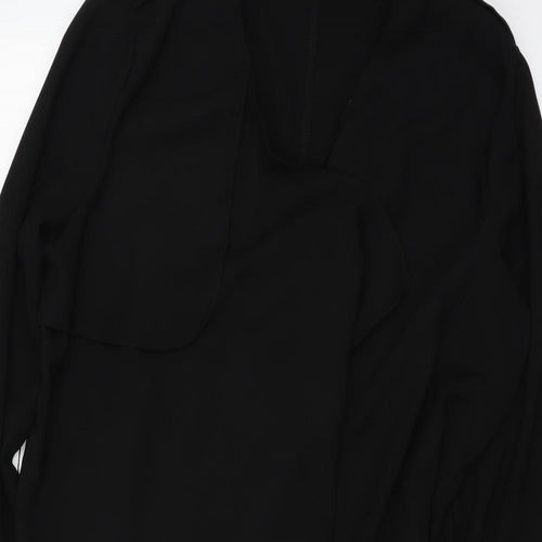 Boohoo Womens Black   Overcoat Coat Size M