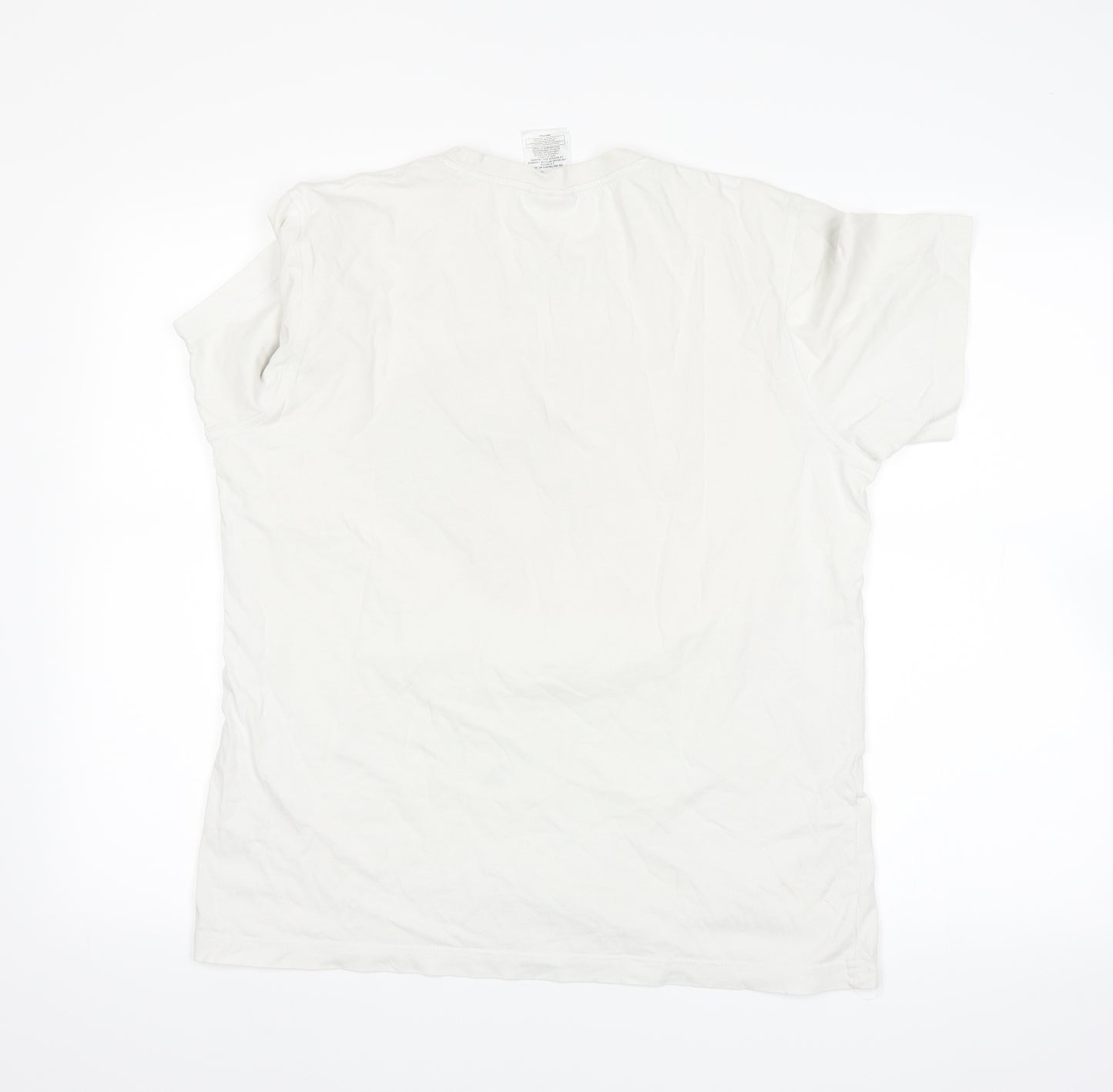 adidas Mens White    T-Shirt Size M
