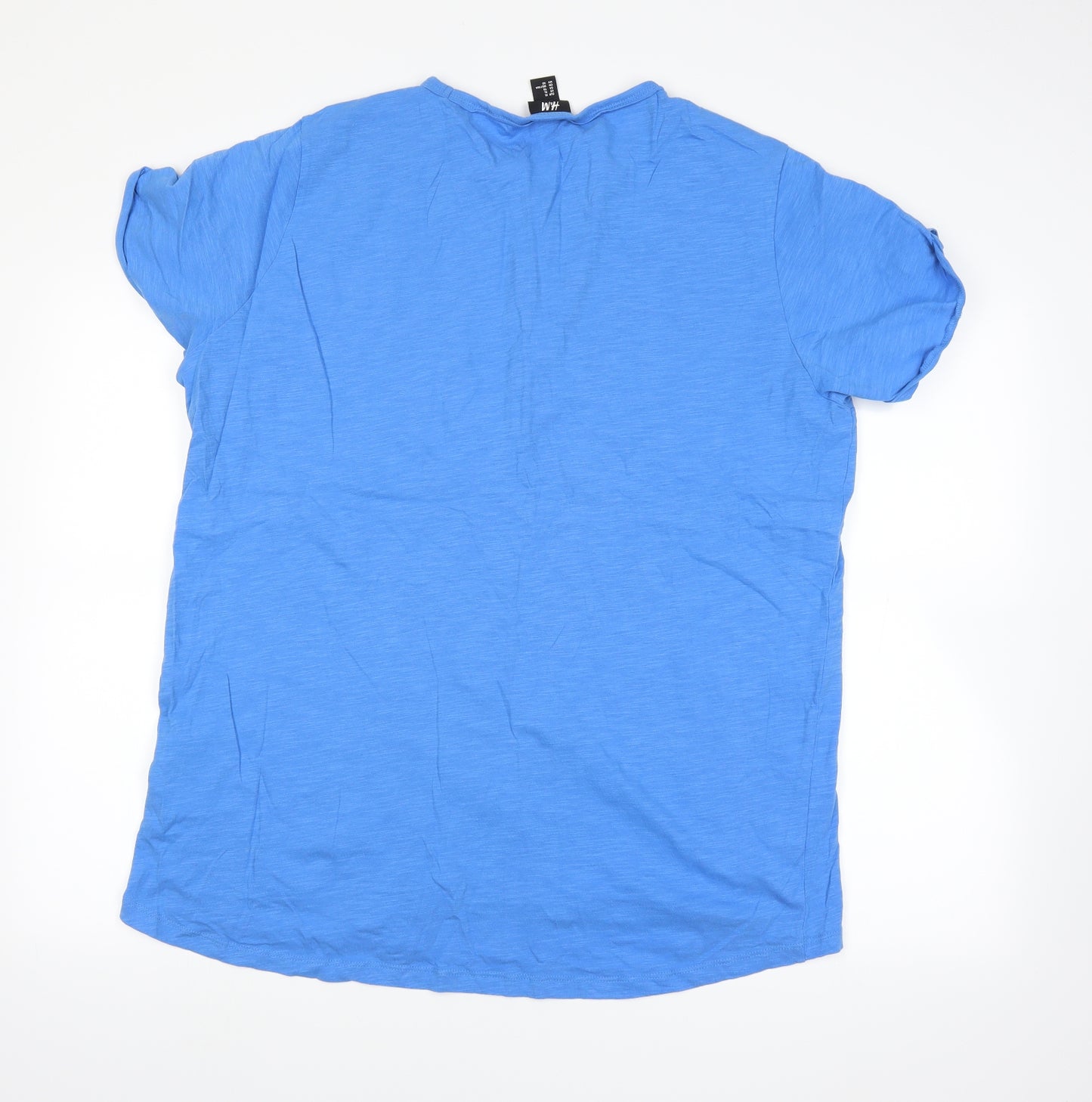 H&M Mens Blue    T-Shirt Size XL