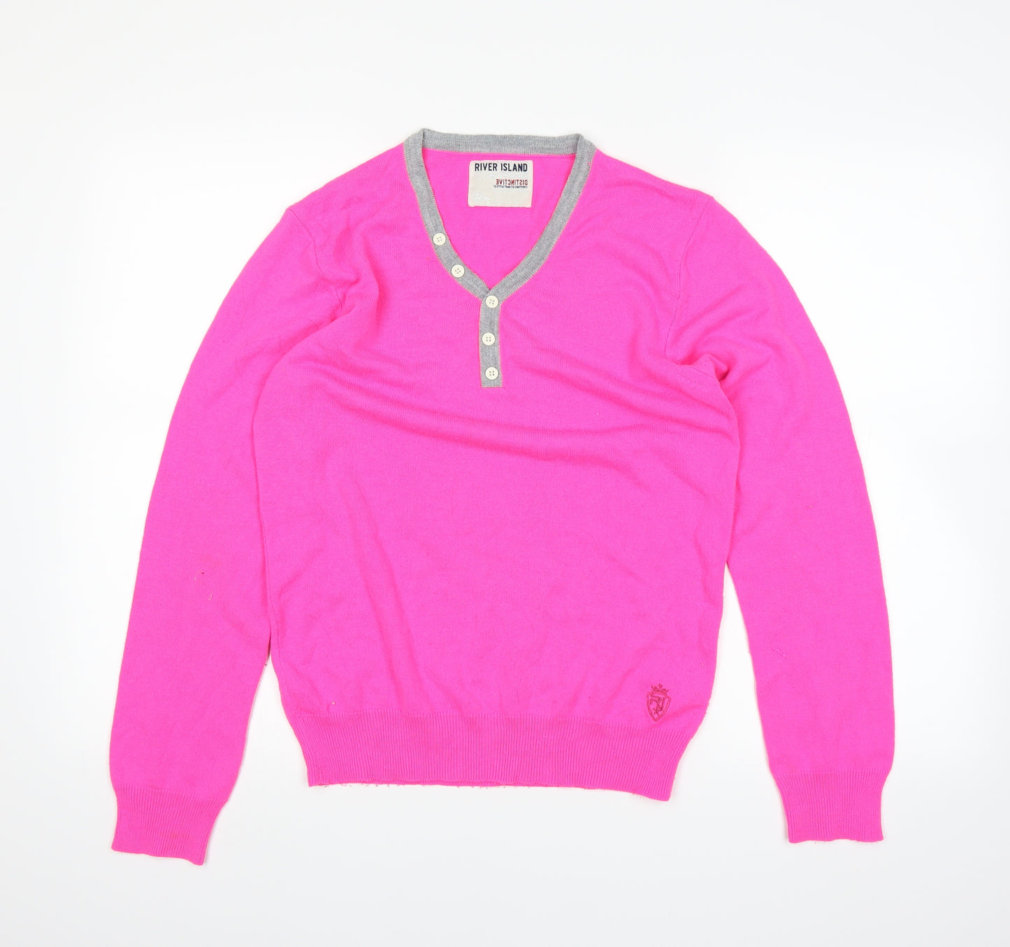 River Island Womens Pink   Basic T-Shirt Size S