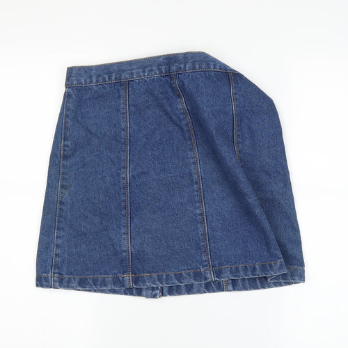 The Rockin Rev Womens Blue   A-Line Skirt Size 10