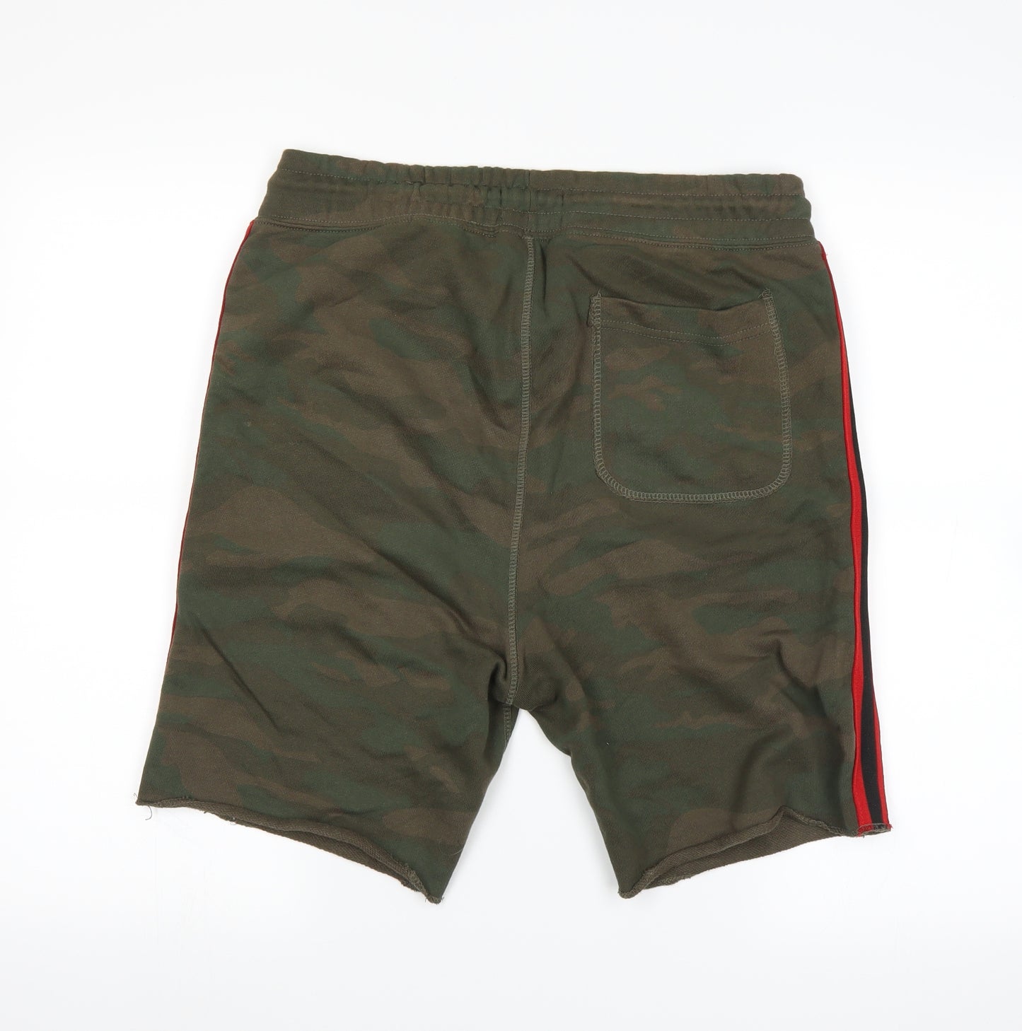 JACK & JONES Mens Green   Sweat Shorts Size M