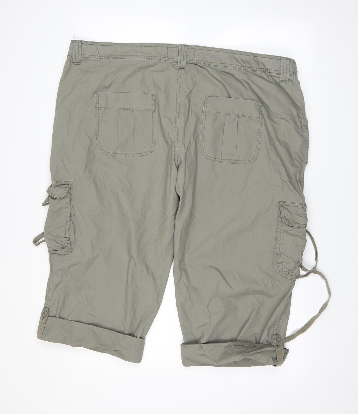 Cherokee Womens Green   Cargo Shorts Size 22