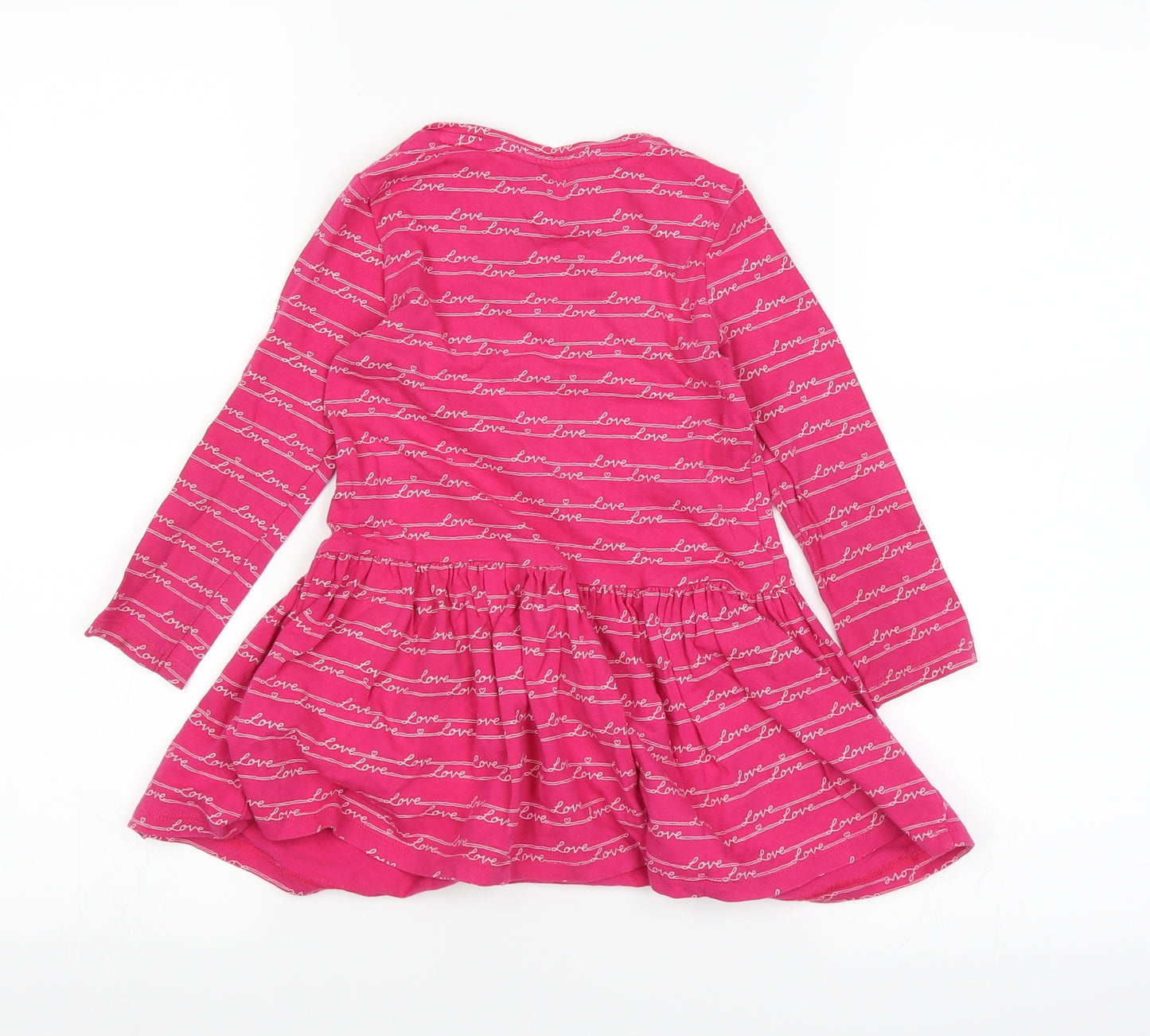F&F Girls Pink   Fit & Flare  Size 3-4 Years