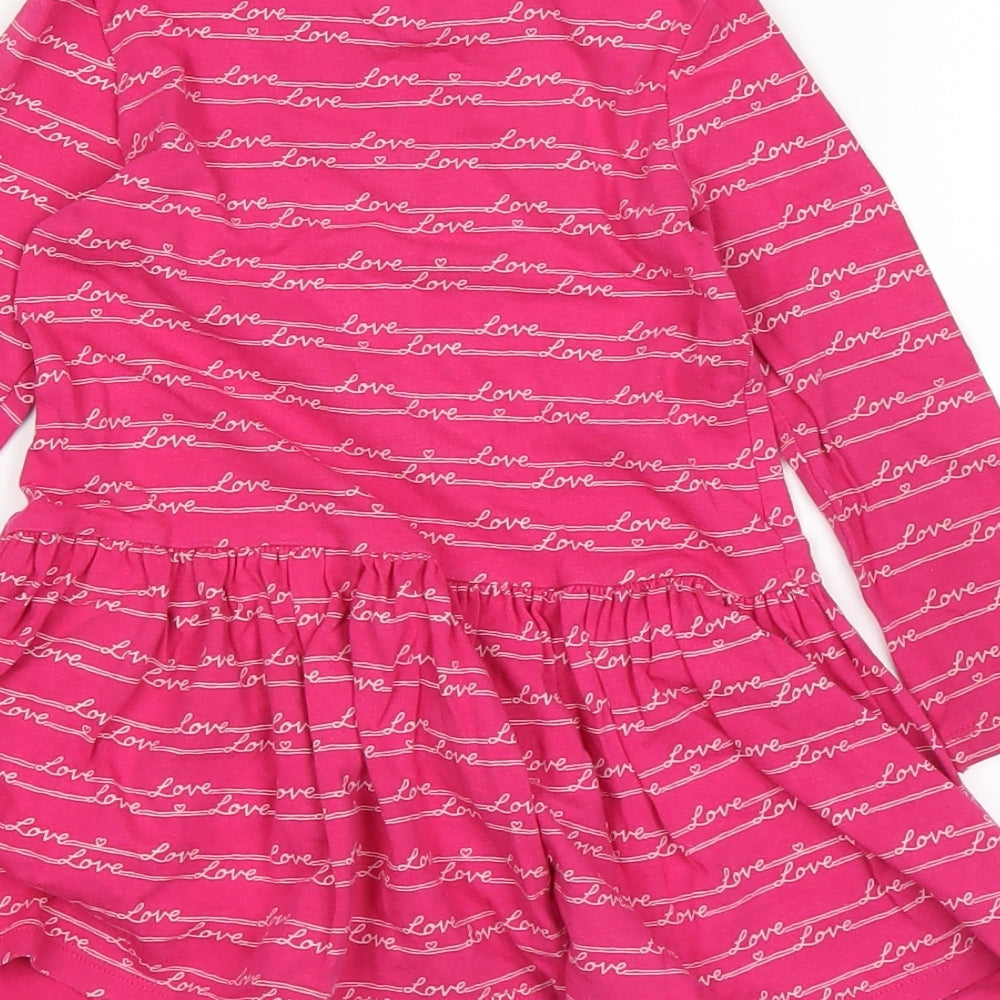 F&F Girls Pink   Fit & Flare  Size 3-4 Years