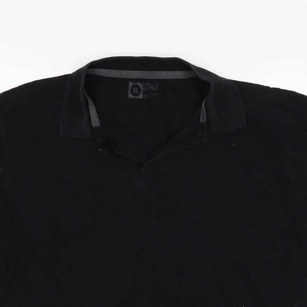 Primark Mens Black    Polo Size L
