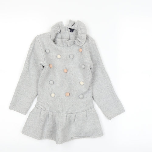 Kiabi Girls Grey   A-Line  Size 3 Years