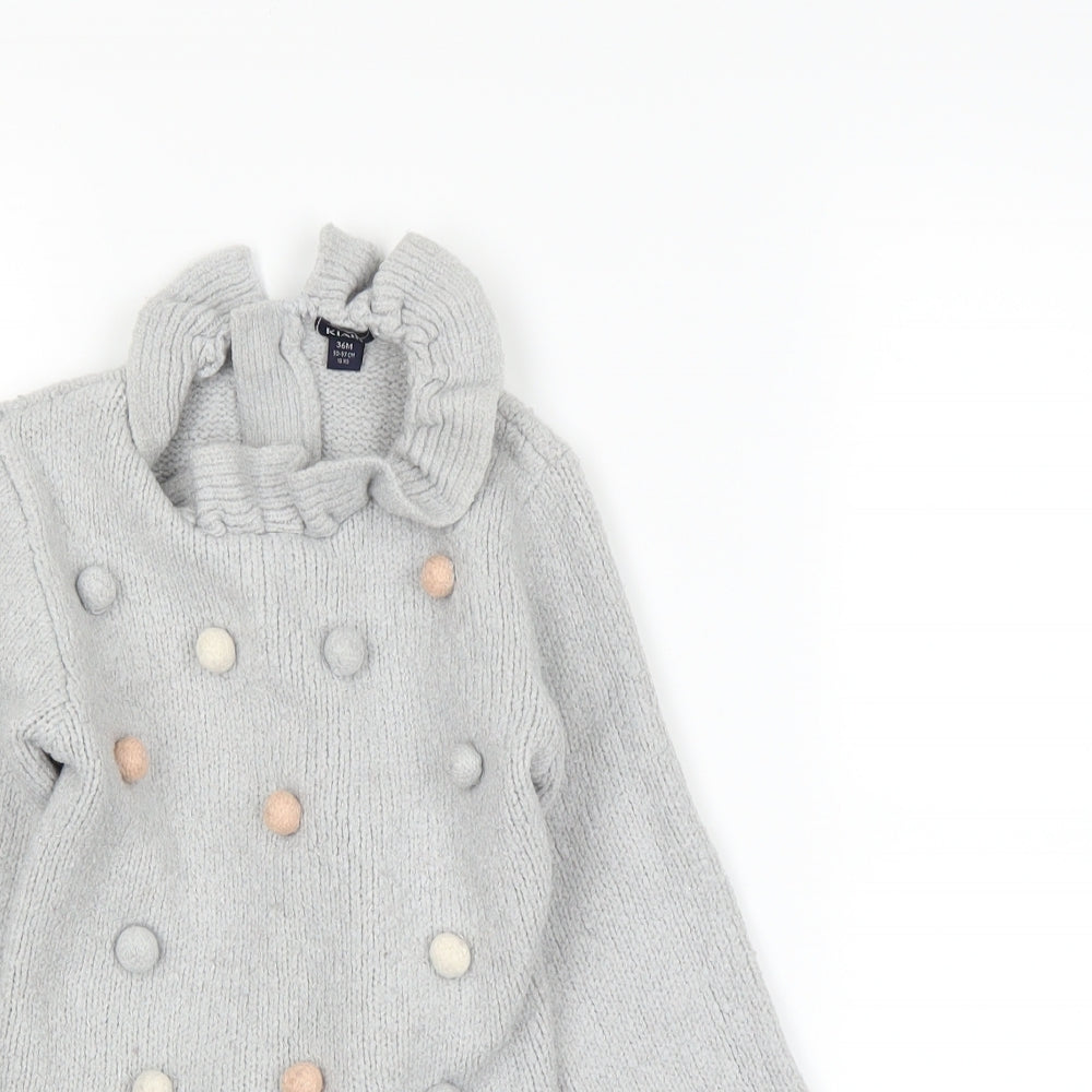 Kiabi Girls Grey   A-Line  Size 3 Years