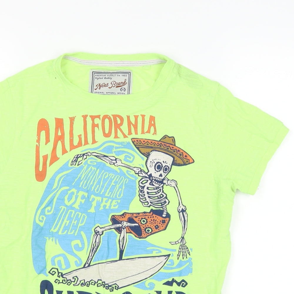 NEXT Boys Green   Basic T-Shirt Size 9 Years