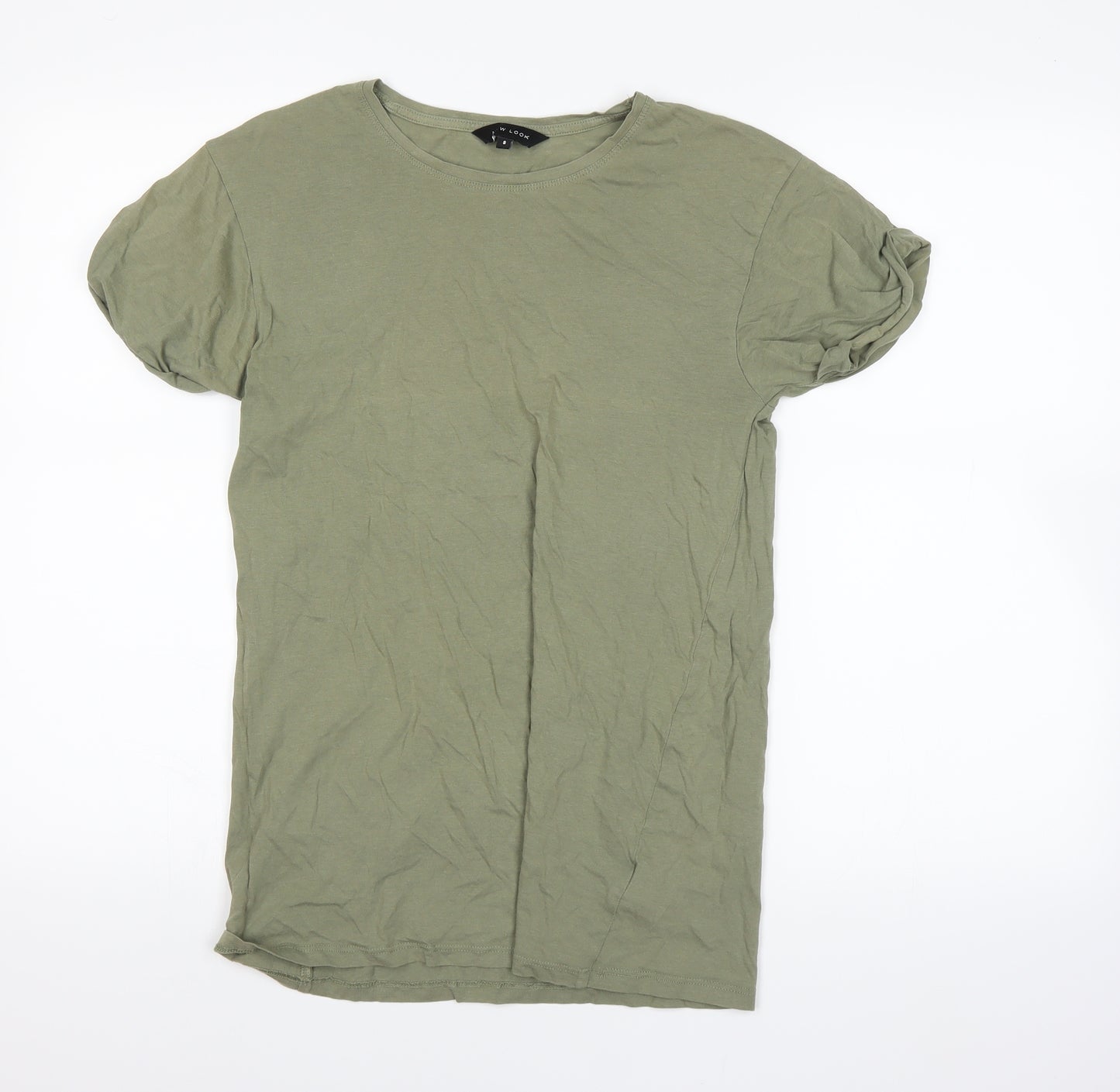 New Look Womens Green   Basic T-Shirt Size 8