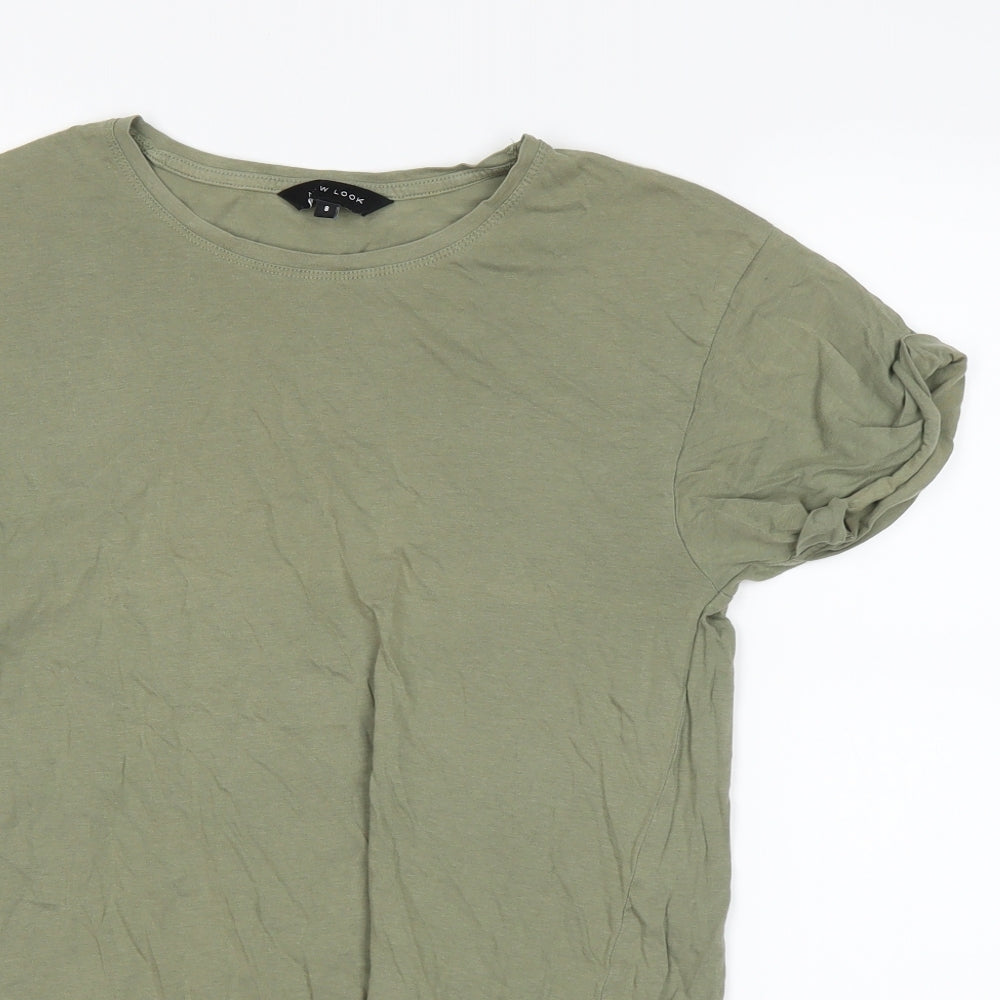 New Look Womens Green   Basic T-Shirt Size 8