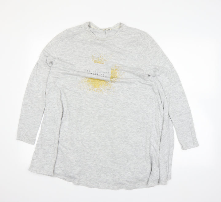 River Island Womens Grey Pullover Jumper Size 10