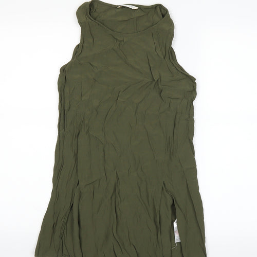 Miss Selfridge Womens Green   A-Line  Size 10