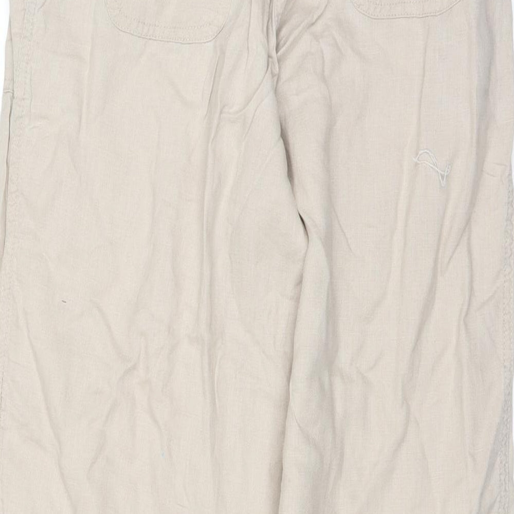 Atmosphere Womens Brown   Cargo Trousers Size 10 L28 in