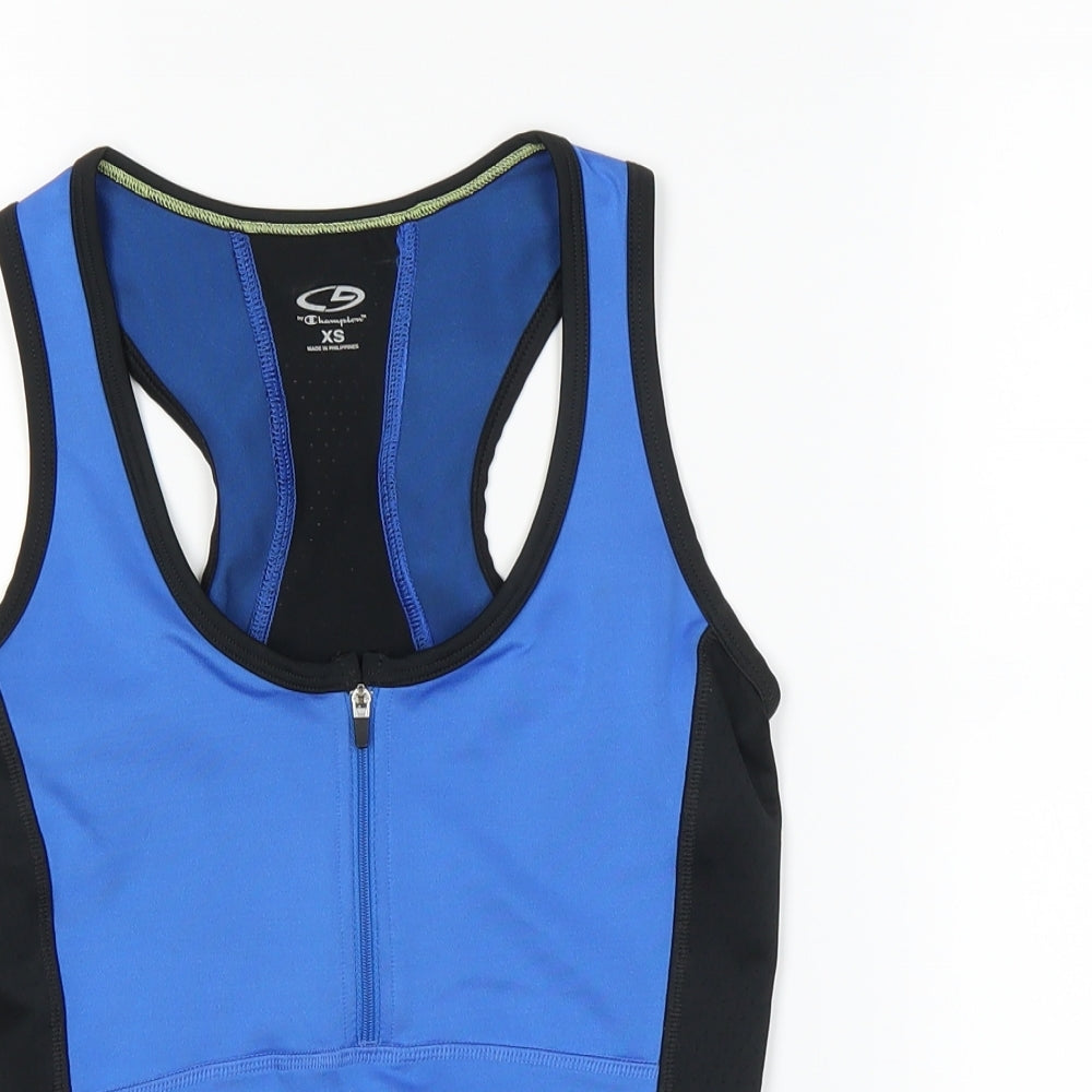 Champion Womens Blue   Basic T-Shirt Size XS