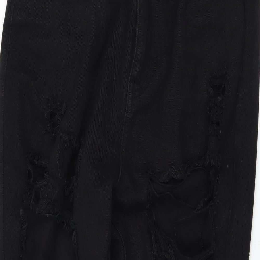 mo & mdo's Womens Black   Straight Jeans Size 12 L26 in