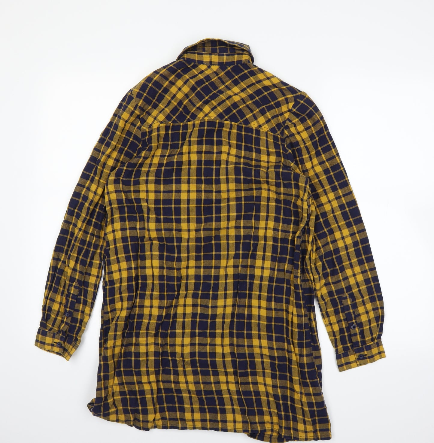 Papaya Womens Yellow   Basic Button-Up Size 10