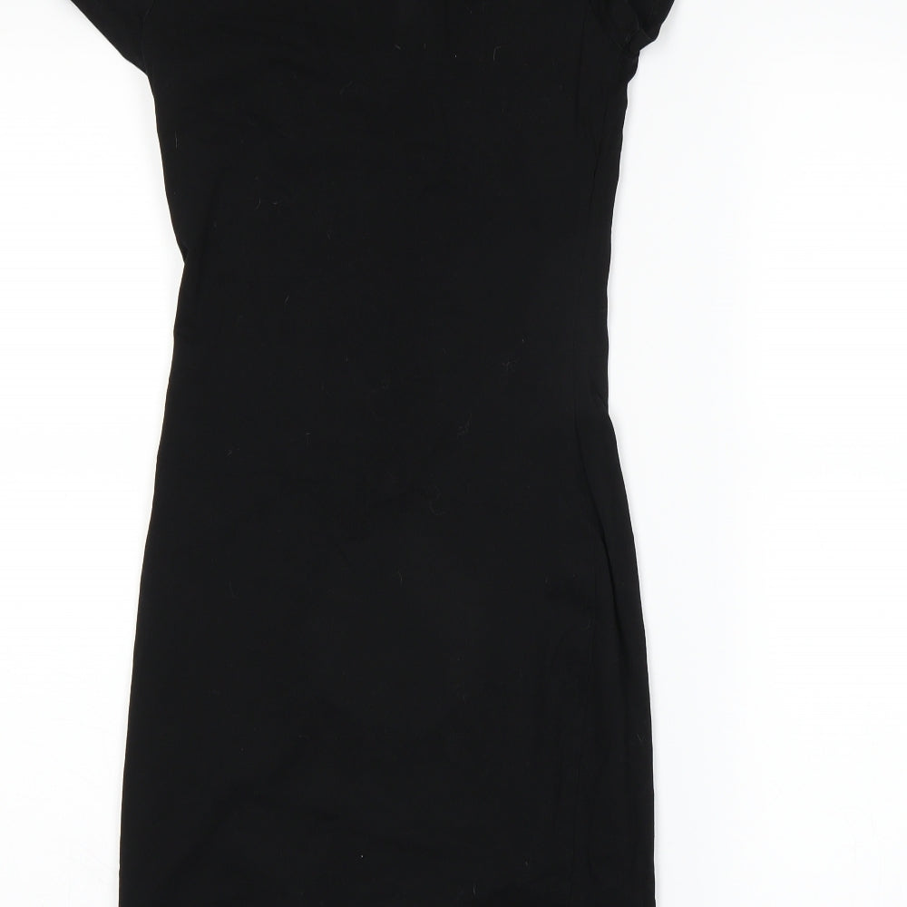 H&M Womens Black   Pencil Dress  Size XS
