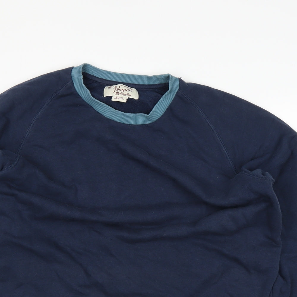 Penguin Mens Blue   Pullover Jumper Size M