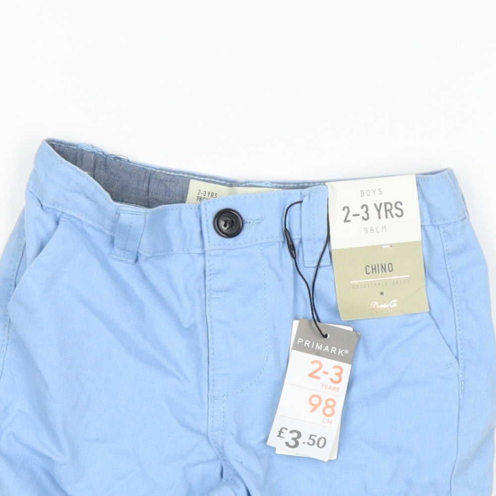 DENIMCO Boys Blue   Chino Shorts Size 2-3 Years