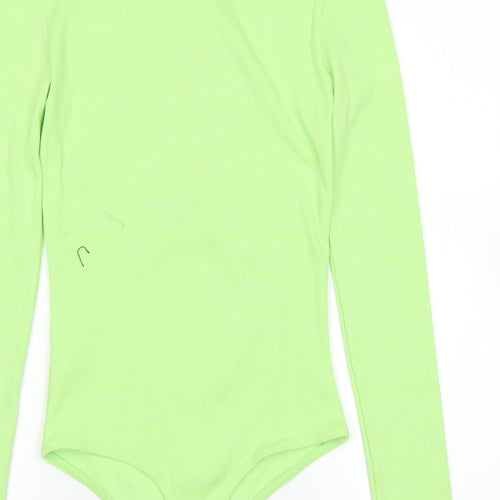 Missguided Womens Green   Basic T-Shirt Size 12