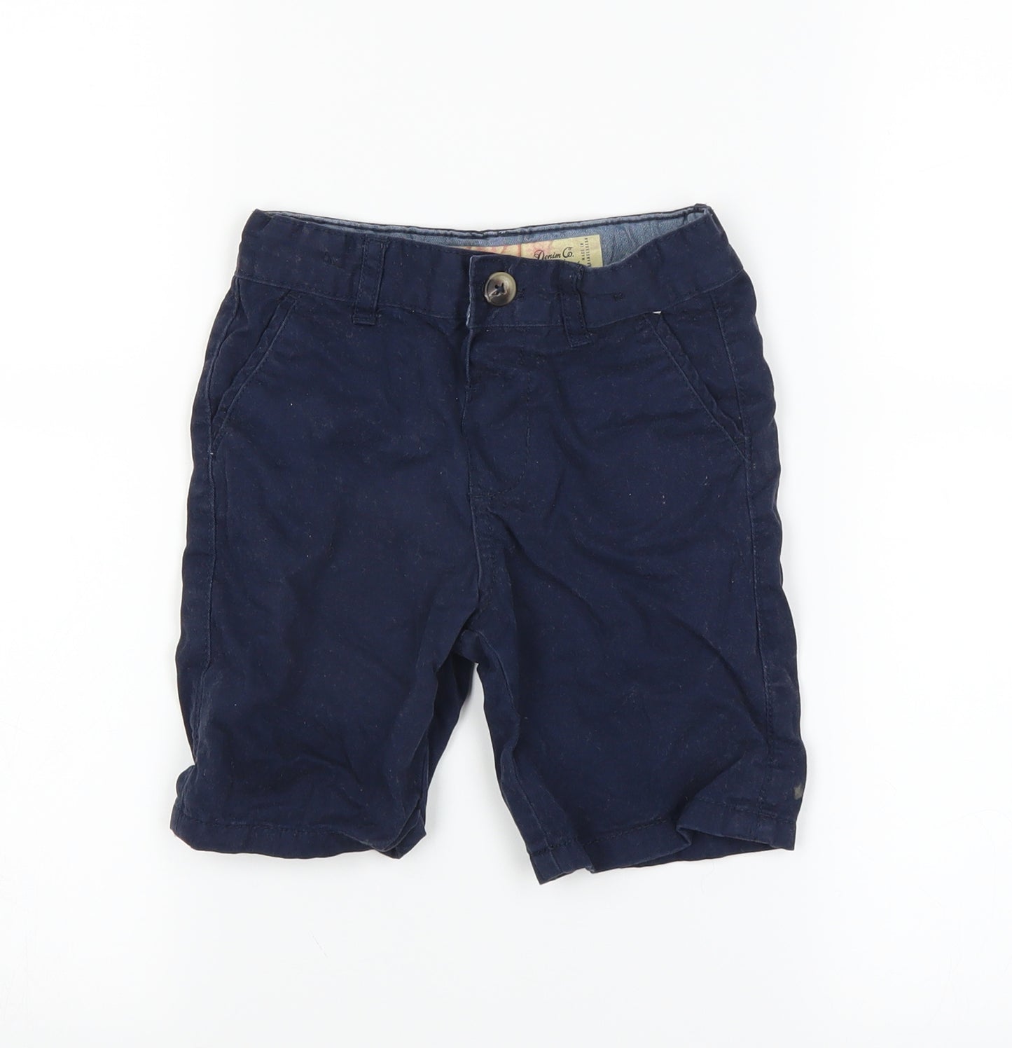 DENIMCO Boys Blue   Chino Shorts Size 3-4 Years