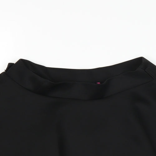 Boohoo Womens Black   A-Line Skirt Size 8