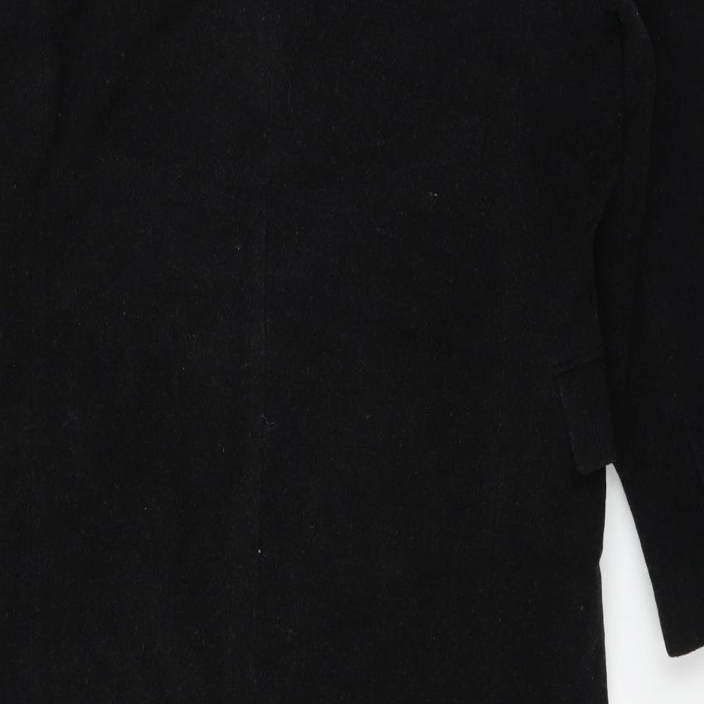 Canada Womens Black   Overcoat Coat Size 14