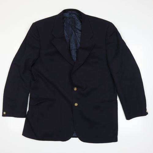 Gurteen Mens Blue   Jacket Suit Jacket Size 46
